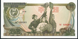 KOREA NORTH P21a 50 WON 1978 UNC. - Korea, North