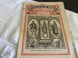 Bernadette Rare Revue Hebdomadaire Illustrée  Paris 1929 Normandie   Vieux Costume De France - Bernadette