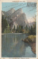 United States & Circulated, Three Brothers, Yosemite Valley, Long Beach To Beach To Setúbal Portugal 1922 (314) - Yosemite