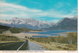 A5371- Abraham Lake, Reservoir, North Saskatchewen River, Banff National Park, Alberta Canada Postcard - Banff