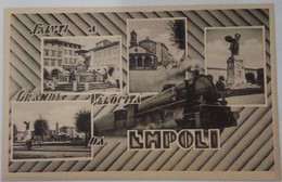 SALUTI A GRANDE VELOCITA' DA EMPOLI - FIRENZE - 4 VEDUTE + TRENO - ANNO XXI° 1943 - SECONDA TIRATURA - Empoli