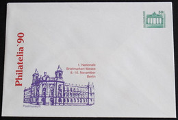 DDR 1990 Mi-Nr. PU 17 PHILATELIA '90 Postmuseum Privatganzsache Ungebraucht - Privatumschläge - Ungebraucht