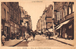 63-RIOM- RUE DE L'HÔTEL DE VILLE - Riom