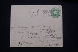 ROYAUME UNI - Entier Postal Pour La France En 1937 - L 98154 - Luftpost & Aerogramme