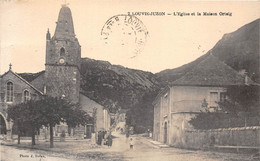 64-LOUVIE-JUZON- L'EGLISE ET LA MAISON ORTEIG - Autres & Non Classés