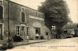 Meuse * Devanture Façade Coopérative Du Syndicat Agricole Du Bassigny * Camionnette Ancienne * Pompe à Essence - Sonstige & Ohne Zuordnung