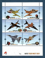 Portugal  03.05.2021 , NATO TIGER MEET 2021 - Kleinbogen - Postfrisch / MNH / (**) - Nuovi