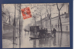 CPA Paris 75 Inondations De 1910 Catastrophe Circulé Ivry - Inondations De 1910