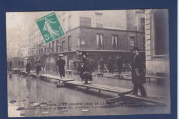 CPA Paris 75 Inondations De 1910 Catastrophe Circulé - Paris Flood, 1910