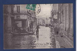 CPA Paris 75 Inondations De 1910 Catastrophe Circulé - Paris Flood, 1910