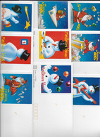 FRANCE Lot De 9 Enveloppes Différentes Joyeux Noël Et Meilleurs Voeux - Prêts-à-poster:  Autres (1995-...)