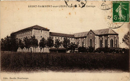 CPA St-RAMBERT-sur-LOIRE - Le College (580623) - Saint Just Saint Rambert