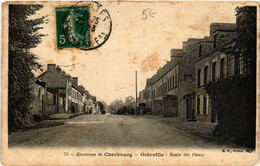 CPA Env. De CHERBOURG - OCTEVILLE - Route Des Pieux (589525) - Octeville