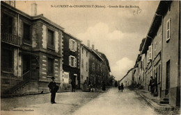 CPA St-LAURENT-de-CHAMOUSSET - Grande Rue Des Roches (573186) - Saint-Laurent-de-Chamousset