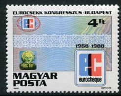 HUNGARY 1988 Eurocheque Congress MNH / **.  Michel 3965 - Ongebruikt