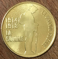 80 THIÉPVAL LA GRANDE GUERRE AB 2018 MÉDAILLE ARTHUS BERTRAND JETON TOURISTIQUE MEDALS TOKENS COINS - 2018