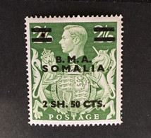 (stamp 7-5-2021) Somalia - 1 Used Over-print Stamp - Somaliland (Protectoraat ...-1959)