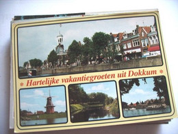 Delcampe - Nederland Holland Pays Bas Dokkum Met Hartelijke Vakantiegroeten - Dokkum