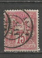 France - Type Sage - N° 71 - Oblitération ANZIN (Nord) - 1876-1878 Sage (Tipo I)