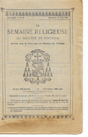 Revue Catholique: La Semaine Religieuse Du Diocèse De Poitiers N° 24 - 17 Juin 1923 - Godsdienst