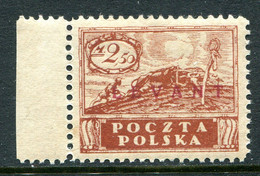 Poland Levant 1919 Overprints - 2.50m Red-brown HM (SG 11) - Levant (Turchia)