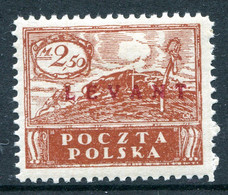 Poland Levant 1919 Overprints - 2.50m Red-brown HM (SG 11) - Levant (Turquie)