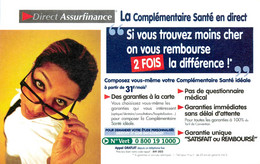 Publicités - Publicité Direct Assurfinance - Assurance - Santé - Arras - Bon état - Publicités