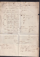 DDZ 176 - LOUVAIN 1814- Document De Réquisition Détaillé, Signé Lieutenant Colonel Okkerpelm Et Lieutenant Général Boije - 1794-1814 (Période Française)