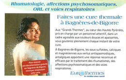 Publicités - Publicité Eurothermes - Thermalisme - Rhumatologie - ORL - Les Grands Thermes - Bagnères De Bigorre - Werbung