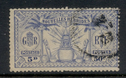 New Hebrides (Fr) 1925 Native Idols 50c FU - Used Stamps