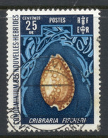 New Hebrides (Fr) 1972 Pictorials, Artifacts, Birds, Seashells 25c FU - Gebruikt