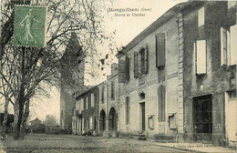 Monguilhem * La Place De La Mairie Et Le Clocher - Autres & Non Classés