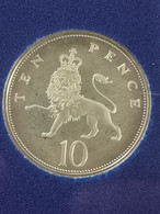 10 PENCE 1982 UNC PROOF ISSUE DU COFFRET / ANGLETERRE GRANDE BRETAGNE ROYAUME UNI GREAT BRITAIN - 10 Pence & 10 New Pence