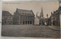 Belgique - ANTOING - Hotel De Ville Et Rue Du Curé - Antoing