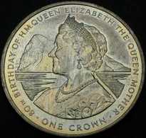 GIBRALTAR 1 Crown 1980 - Queen Mother - XF/aUNC - Gibraltar