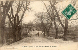 Gimont * Vue Prise De L'avenue De La Gare - Autres & Non Classés