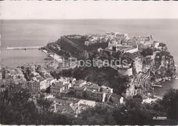 Vue D'ensemble Du Rocher Et La Condamine - Old Postcard - 1953 - Monaco - Used - La Condamine