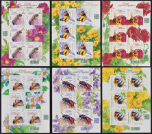 Poland 2021 Beneficial Insects / Bees And Bumblebees, Flowers, Insect / Imperforated Full Sheets MNH** Limited Edition! - Feuilles Complètes