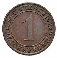 MONETA 1 REICHSPFENNIG 1930 DEUTSCH REICH CATEGORIA A BERLIN GERMANY ALLEMAND - 1 Rentenpfennig & 1 Reichspfennig