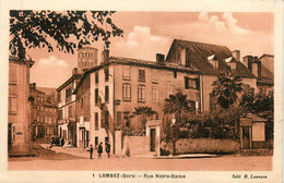 Lombez * La Rue Notre Dame * Pompe à Essence - Andere & Zonder Classificatie