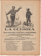 SIGLO XIX EN CATALÁN - ROMANSOS - LA GUERRA CONVERSA ENTRE DOS SOLDATS UN ARAGONÉS I UN DE RIUDECANYES ---GRAU EN REUS - Literature