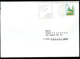 Bund BU1 BLANKOUMSCHLAG Gebraucht München 1992 Kat. 4,00 € - Enveloppes - Oblitérées