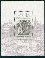 HUNGARY 1987 Buda Carvings Block MNH / **.  Michel Block 191 - Ongebruikt