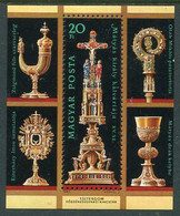 HUNGARY 1987 Esztergom Cathedral Treasury Block MNH / **.  Michel Block 188 - Ongebruikt