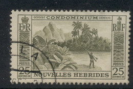 New Hebrides (Fr) 1957 Pictorial 25c FU - Used Stamps