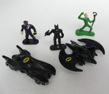 Lot 5 MICRO FIGURINES Action Fleet Micro Universe BATMAN  Kenner Figurine - Andere & Zonder Classificatie