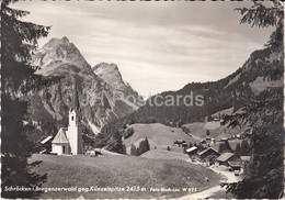 Schrocken I Bregenzerwald Geg Kunzelspitze 2415 M - Old Postcard - 1959 - Austria - Used - Bregenzerwaldorte