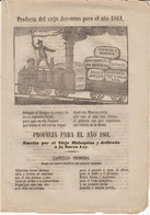 PROFECIA DEL VIEJO JEREMIAS PARA EL AÑO 1861 IMP. DE IGNACIO ESTIVILL EN BARCELONA - 1860 - Literatura