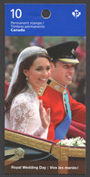 2011 Duke Of Cambridge Wedding Sc 2478 Booklet Of 10 BK 459  ** - Cuadernillos Completos