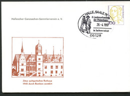 Bund PU350 B2/005 ALTES RATHAUS HALLE Sost. Hallorentracht 1997 NGK 8,00 € - Privé Briefomslagen - Gebruikt